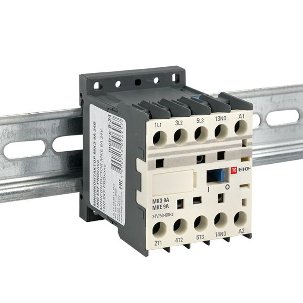 Миниконтактор МКЭ 9А 24В 1NO EKF PROxima