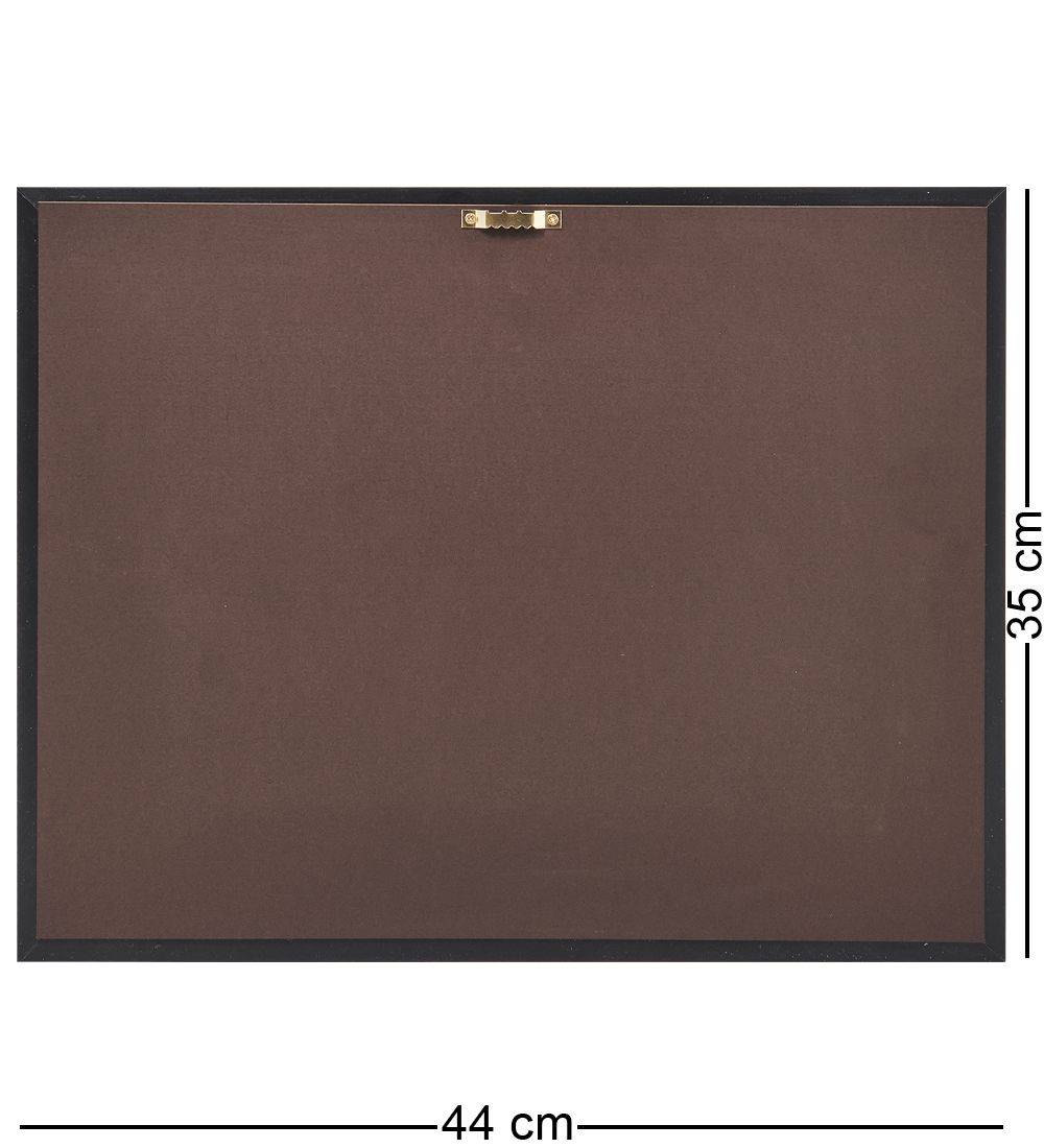 AMB-01/20 Икона «Иисус и Мария» (с янтарной крошкой) пласт.рамка L-37см