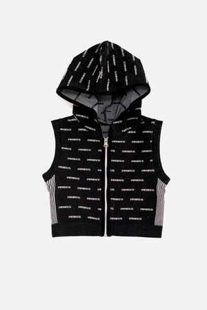 Кроп-топ бесшовный на молнии