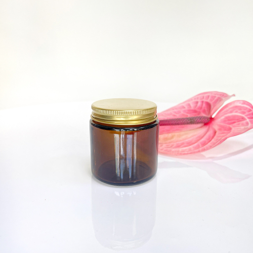 Банка янтарная для свечей 100 мл
