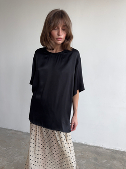 футболка AMI silk