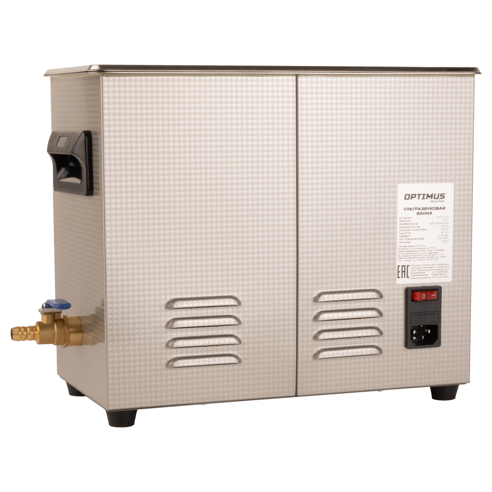 OPT-UC65 Мойка ультразвуковая с подогревом, 6.5 л