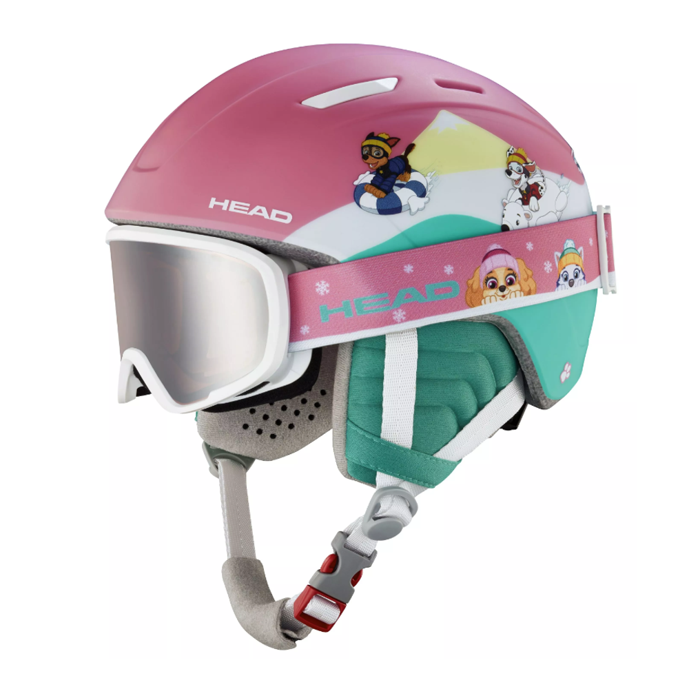 2025 Шлем с маской HEAD MAJA SET PAW pink (кат. 2)