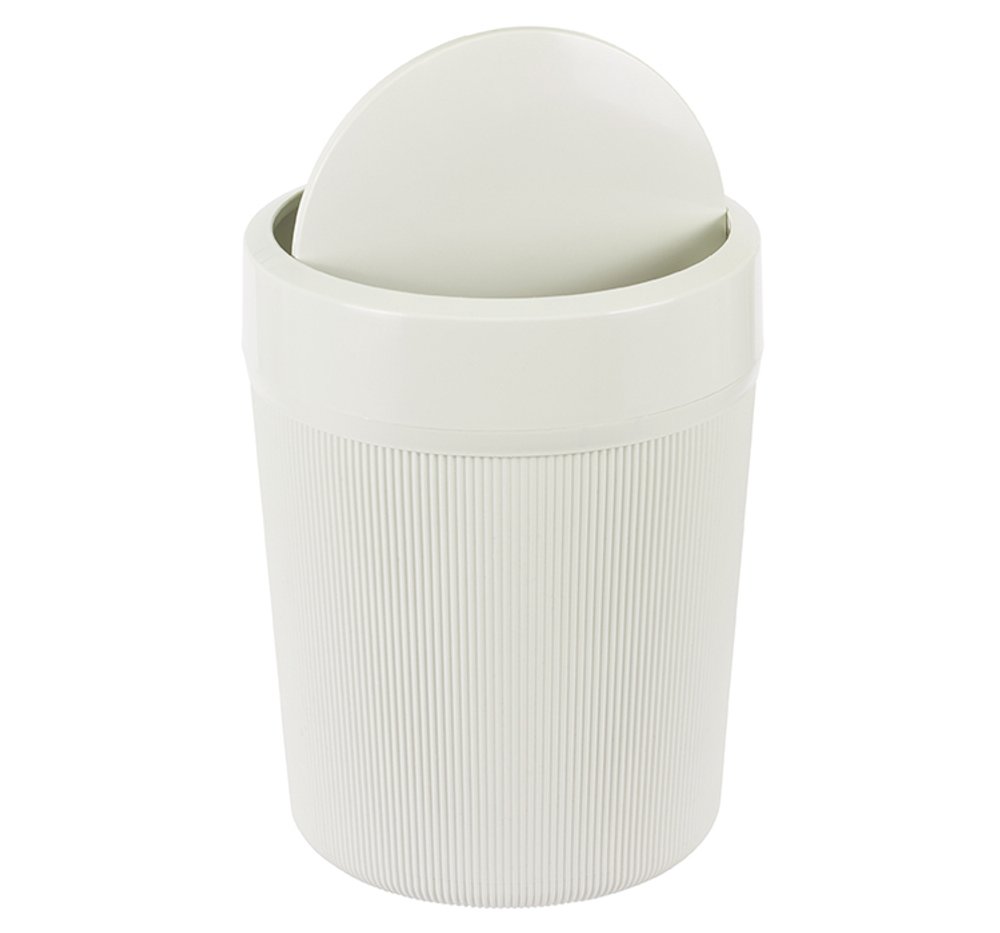 Контейнер для мусора ВЕЛЬВЕТ 4 л, крышка фиксируется в двух положениях: «открыта» и «закрыта» М2485