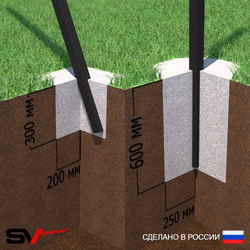 Уличный спортивно-игровой комплекс Sv Sport У3221В1 (Брусья/Скамья/Подвесы на втулке/Кронш бокс)