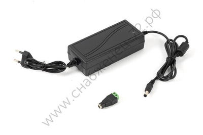 Mollusk-VR 12/6 источник питания 12В, 6А. Сетевой диапазон 110-245В провод с вилкой