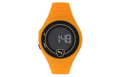 PUMA Wrist Watch Quartz Movement Rubber Strap 43mm Black Dial Unisex P5045