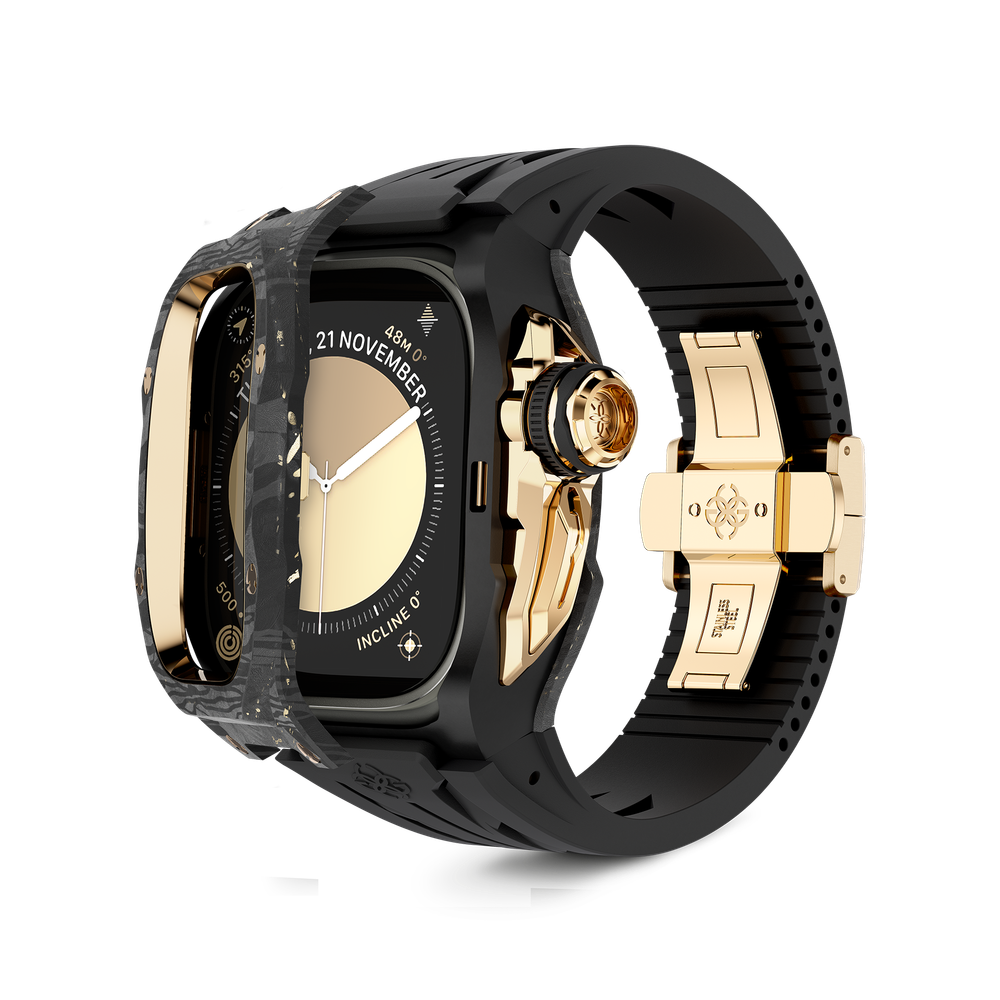 Корпус для Apple Watch Ultra RSCIII49 - Gold Carbon