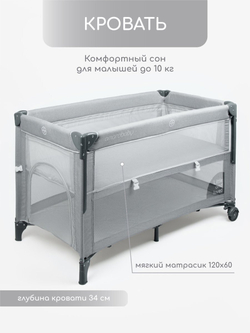 Манеж-кровать Amarobaby TRANSFORM