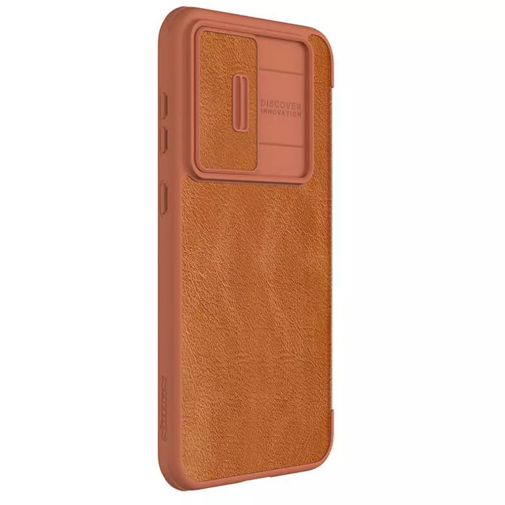 Кожаный чехол-книжка Nillkin Leather Qin Pro для Samsung Galaxy S23 FE