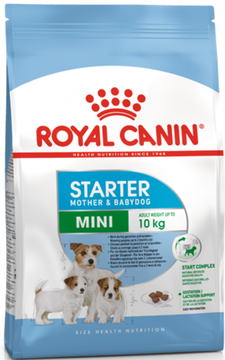 Royal Canin 1кг Mini Starter Сухой корм для щенков малых пород