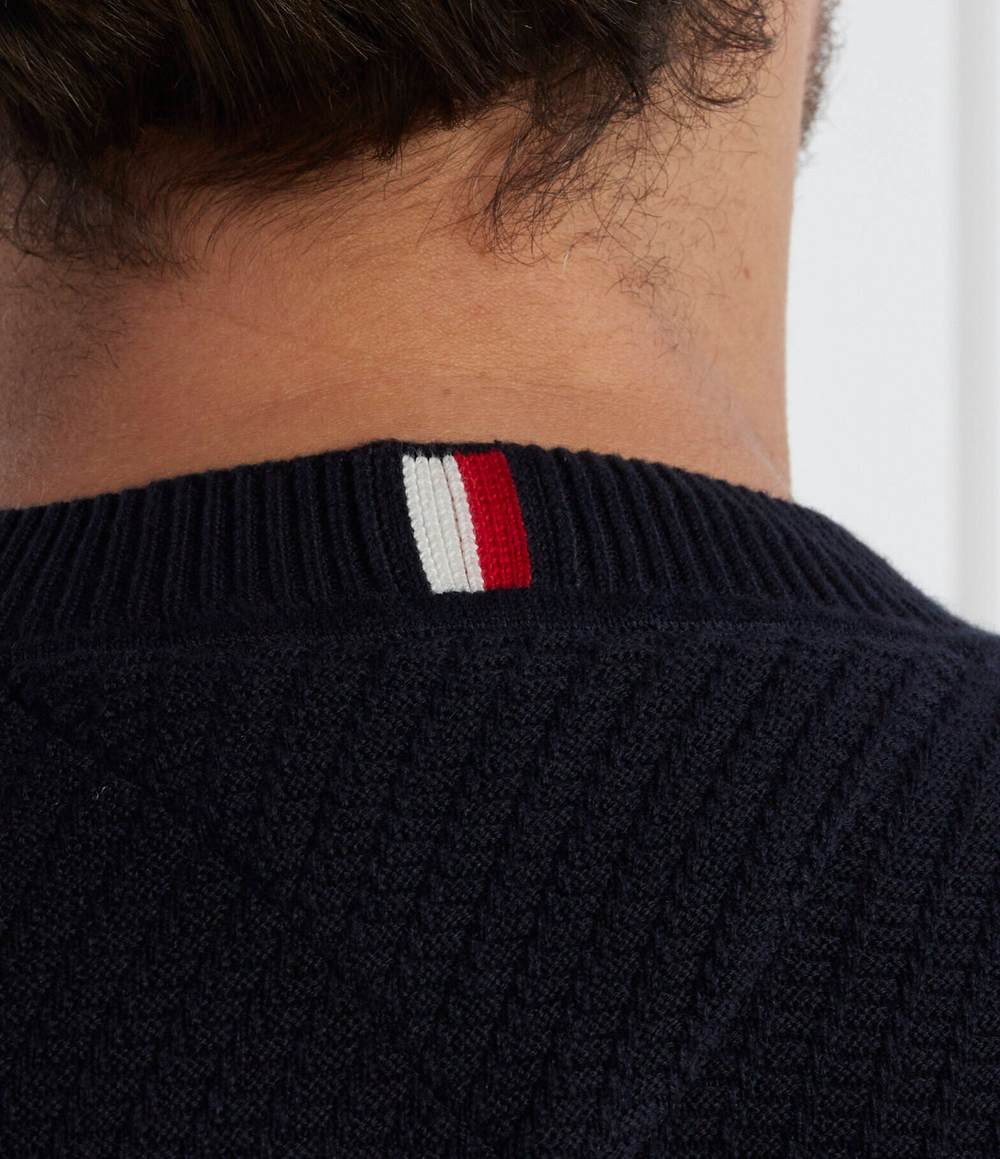 Свитер Tommy Hilfiger - темно-синий(MW0MW33131)