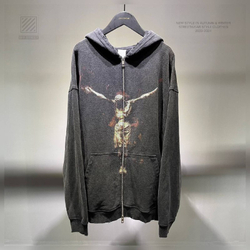 Худи Off Street print zip