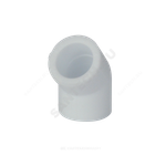 Угольник PP-R белый Дн 110х45гр внутренняя пайка VALFEX 10107110