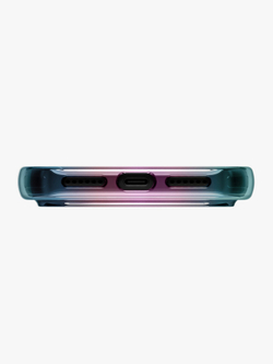 Uniq для iPhone 17 Pro чехол Iridescia (holographic) Midnight Quartz (Magsafe)