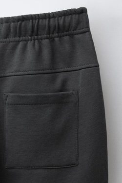 ZARA БРЮКИ STRAIGHT ИЗ МЯГКОЙ ТКАНИ С ЭТИКЕТКОЙ, АНТРАЦИТОВО-СЕРЫЙ