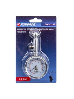 Индикатор для проверки давления в шинах (0-6 Bar) Forsage F-SDG-5243