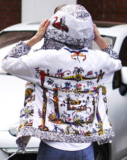 Куртка "Лабиринт", по мотивам средневековых буквиц и фантастических существ со страниц Псалтыри Латтрелла