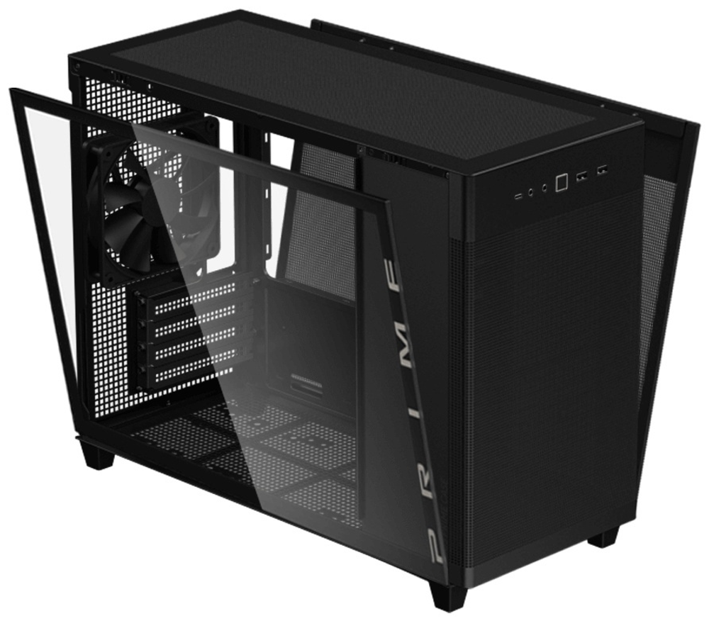 Корпус ASUS Prime AP201 Tempered Glass черный