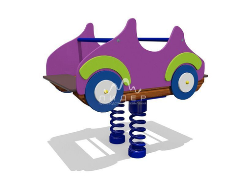 Качели-балансир на пружине “Машинка”