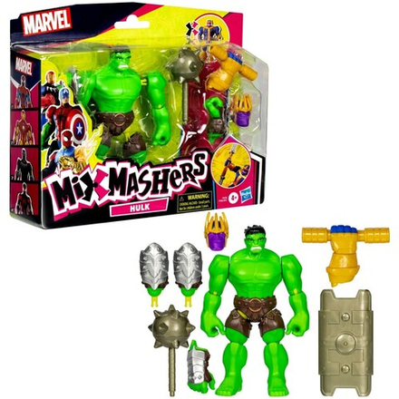 Hasbro Marvel MixMashers - фигурка Халка 12 см + аксессуары Мстителей F9270