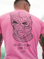 Футболкаx MANTO x KTOF BALACLAVA розовая