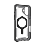 Защитный прозрачный чехол MagSafe с подставкой UAG Plasma XTE для iPhone 16 Plus Полупрозрачный композитный гибридный чехол со встроенной подставкой, высоким уровнем защиты при падении и вырезом для Контроллера камеры