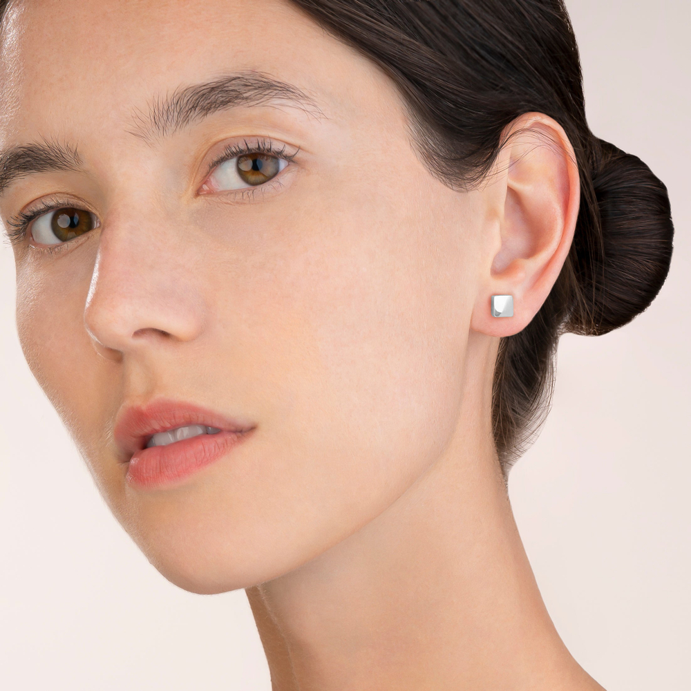 Серьги-пусеты Coeur de Lion Silver 0400/21-1700