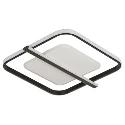 Светильник потолочный светодиодный ЭРА Модерн Franco CLL-1-107W 3K-6K RC BK с ДУ черный