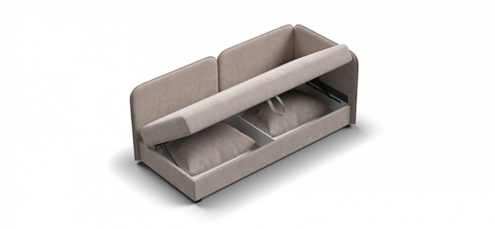 Тахта Ирис Велюр Монолит латте