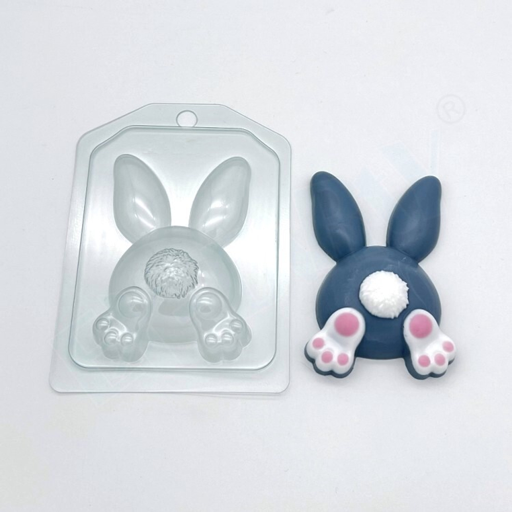Форма пластиковая Заяц попой кверху