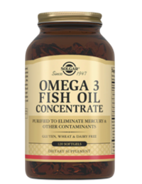 Solgar Omega 3 Fish Oil Concentrate 120 caps / Концентрат рыбьего жира омега-3