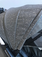 Коляска прогулочная Babalo 2024 Снег текстиль на белой раме