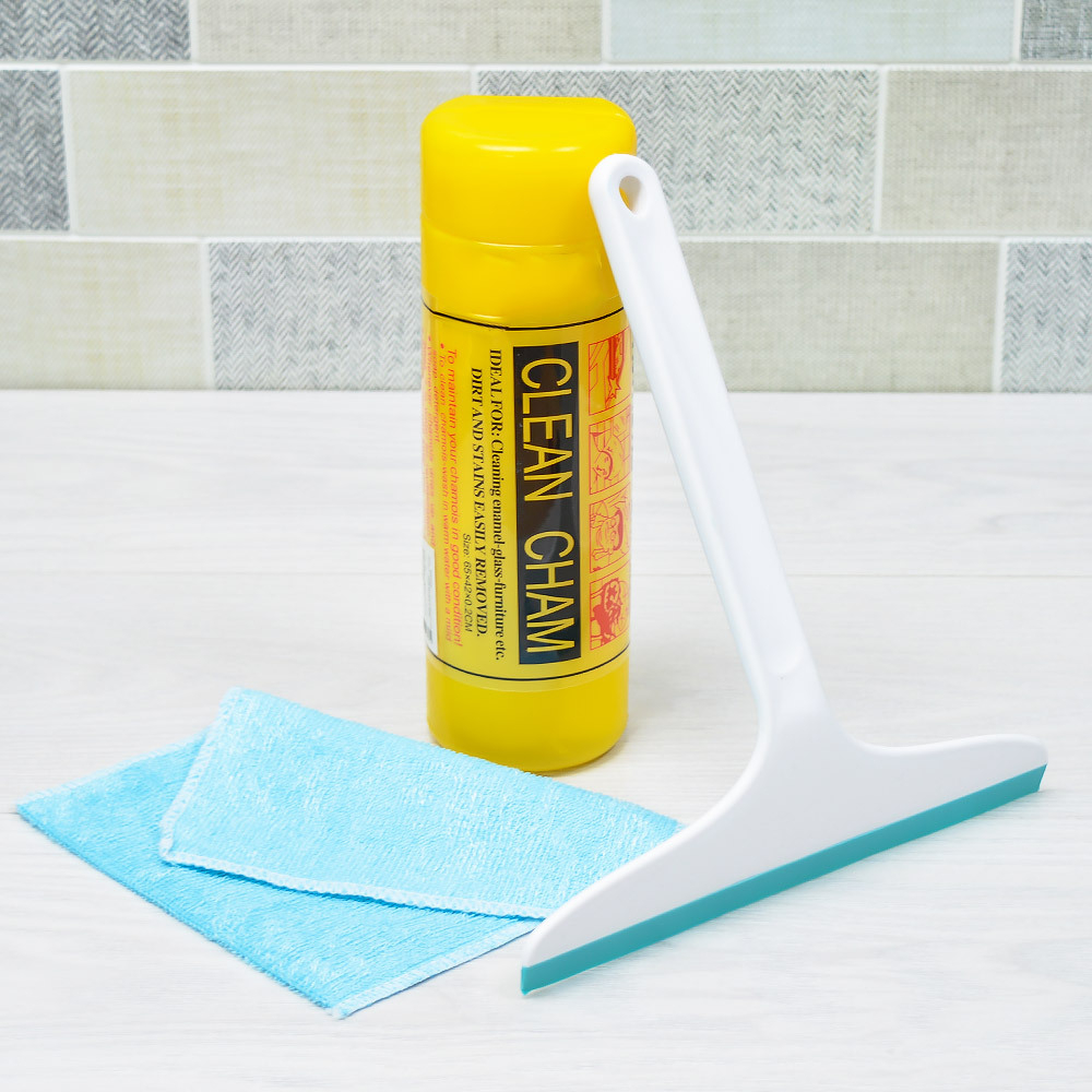 Набор автомобильная салфетка в тубе + салфетка + окномой