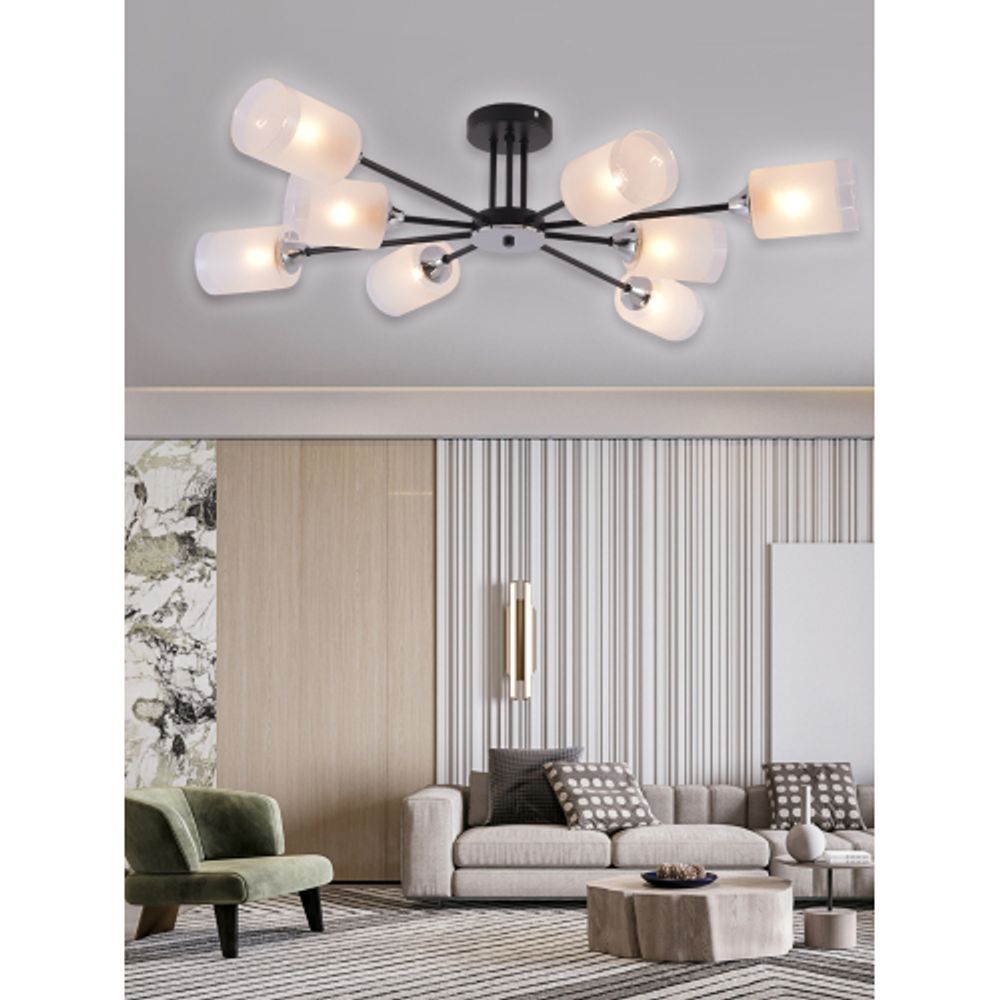 Люстра Rivoli Jocelyn 9191-308 8хЕ27 60 Вт модерн | Лайт