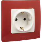 Рамка 1 пост красный ETIKA Legrand