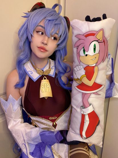 Мини дакимакура Эми Роуз Соник арт. M1254, 60х20 см