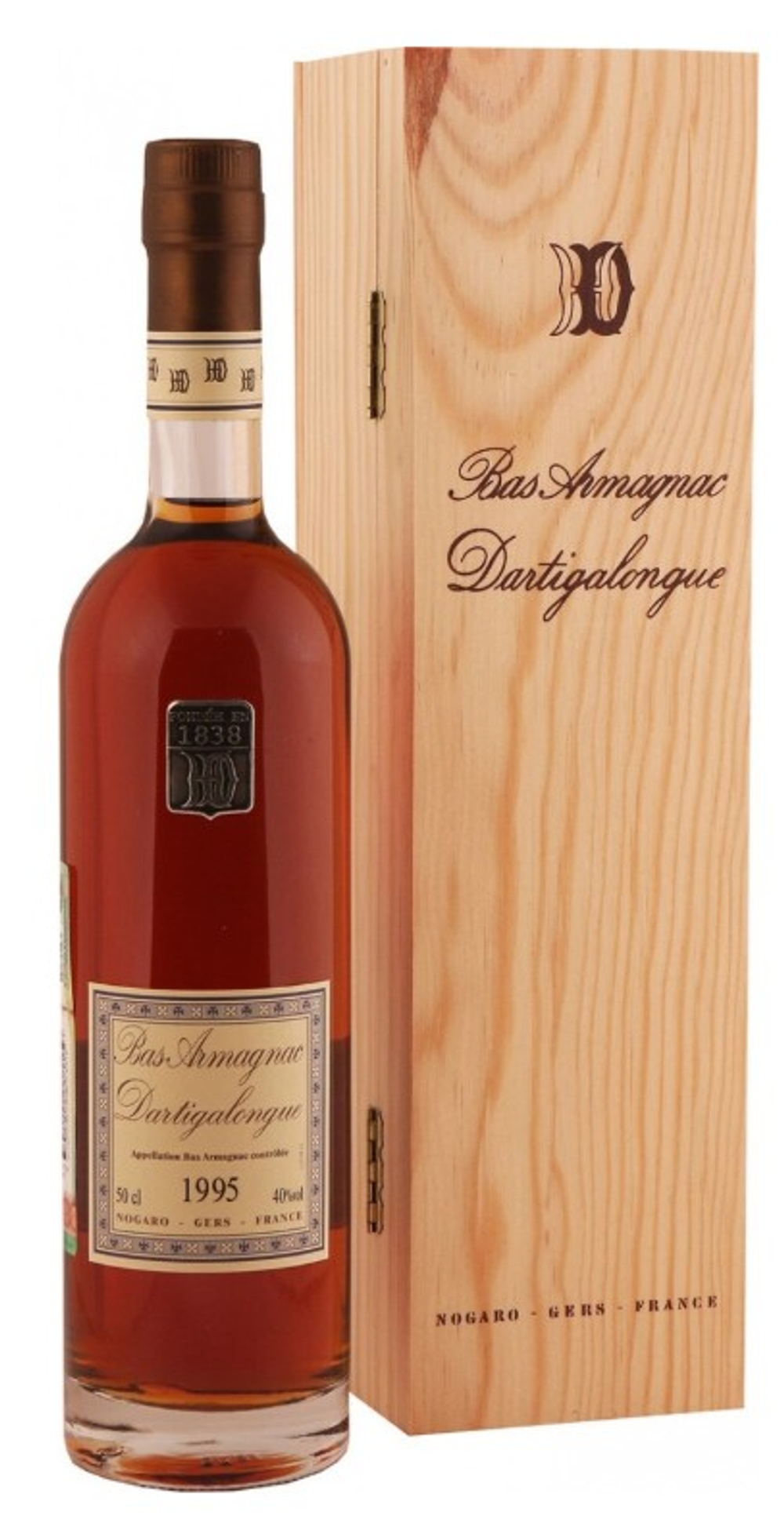 Арманьяк Dartigalongue, Bas Armagnac AOC, 1995, 0.5 л.