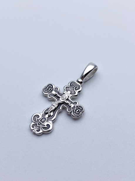 Крест из серебра/Частичное чернение