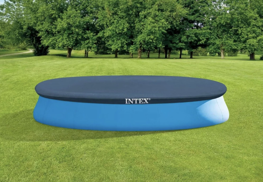 Тент для надувного бассейна Intex 28023, 457 см, защитный чехол-накидка для круглого бассейна Easy Set
