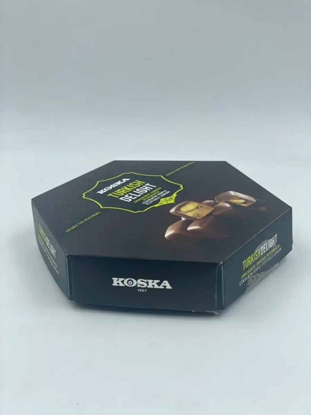 Турецкий рахат лукум в молочном шоколаде с фисташками