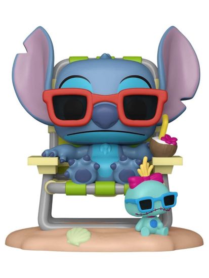 Фигурка Funko POP! Premium Disney Lilo & Stitch Stitch in Sunlounger (1639) 88469 / Фигурка Фанко ПОП! по мотивам мультфильма "Лило и стич", Стич