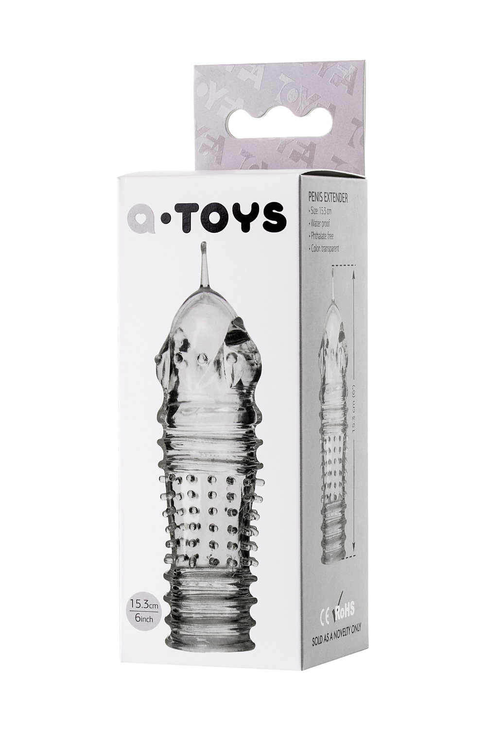 Насадка на пенис TOYFA A-Toys Baldi