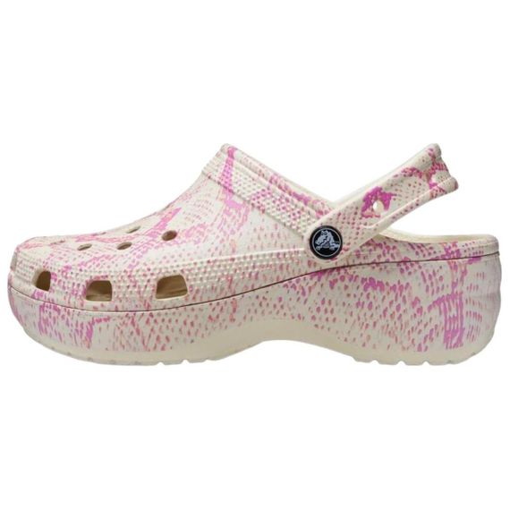 Crocs Classic Platform Clog 'White Pink'