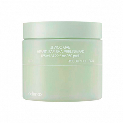 Celimax Ji Woo Gae Heartleaf BHA Peeling Pad 60ea - Тонизирующие пилинг-пэды с BHA-кислотой