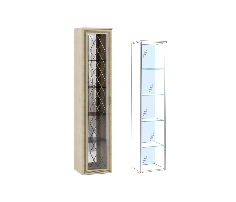 Пенал-витрина Ливорно ЛШ-7, дуб