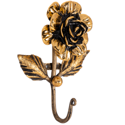 Настенный крючок Роза Прованса Баккара Бронза
