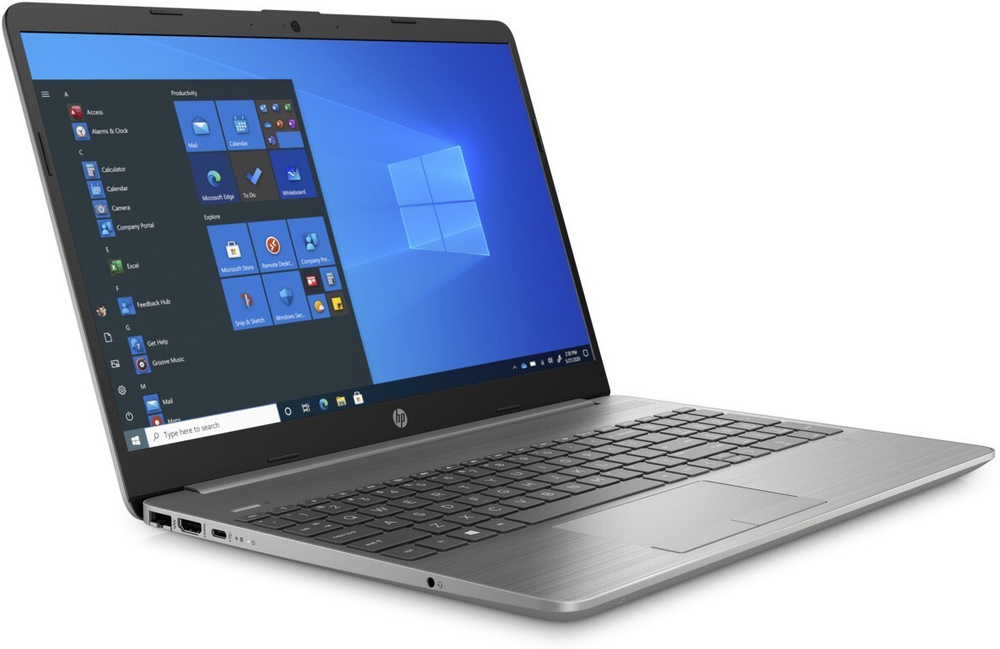 Ноутбук HP 250 G8 - 15.6;, 1366x768 (WXGA)/ Intel Core i3 1005G1 1200MHz/ SODIMM DDR4 4GB/ SSD 256GB/ Intel UHD Graphics/ Bluetooth, Wi-Fi/ noDVD, 3cell/ Серебристый/ FreeDOS/ 27K14EA