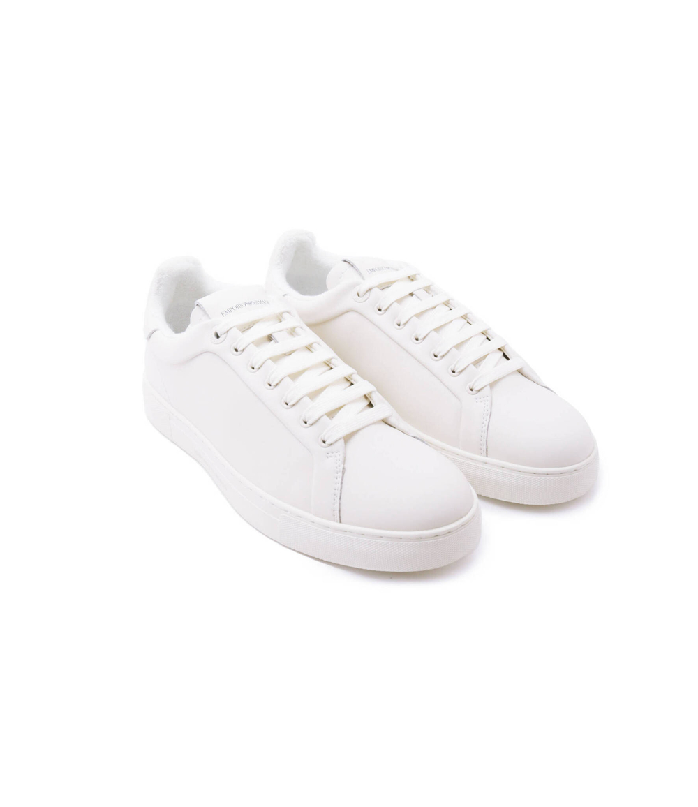 Кожаные кроссовки Emporio Armani - белый(X4X598 XF662)