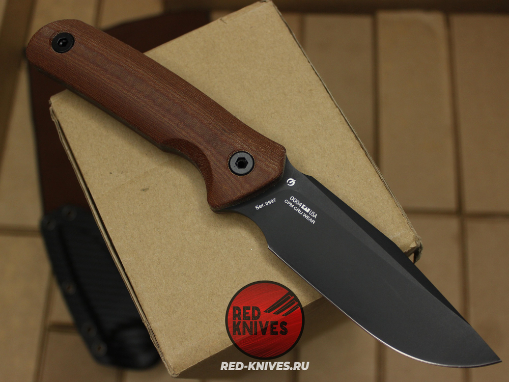 Нож Zero Tolerance 0004 - рукоять микарта, клинок черный